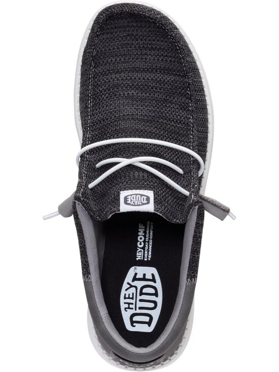?Men\'s Black Textile Synthetic low Top Comfortable Lightweight loafers main image 7